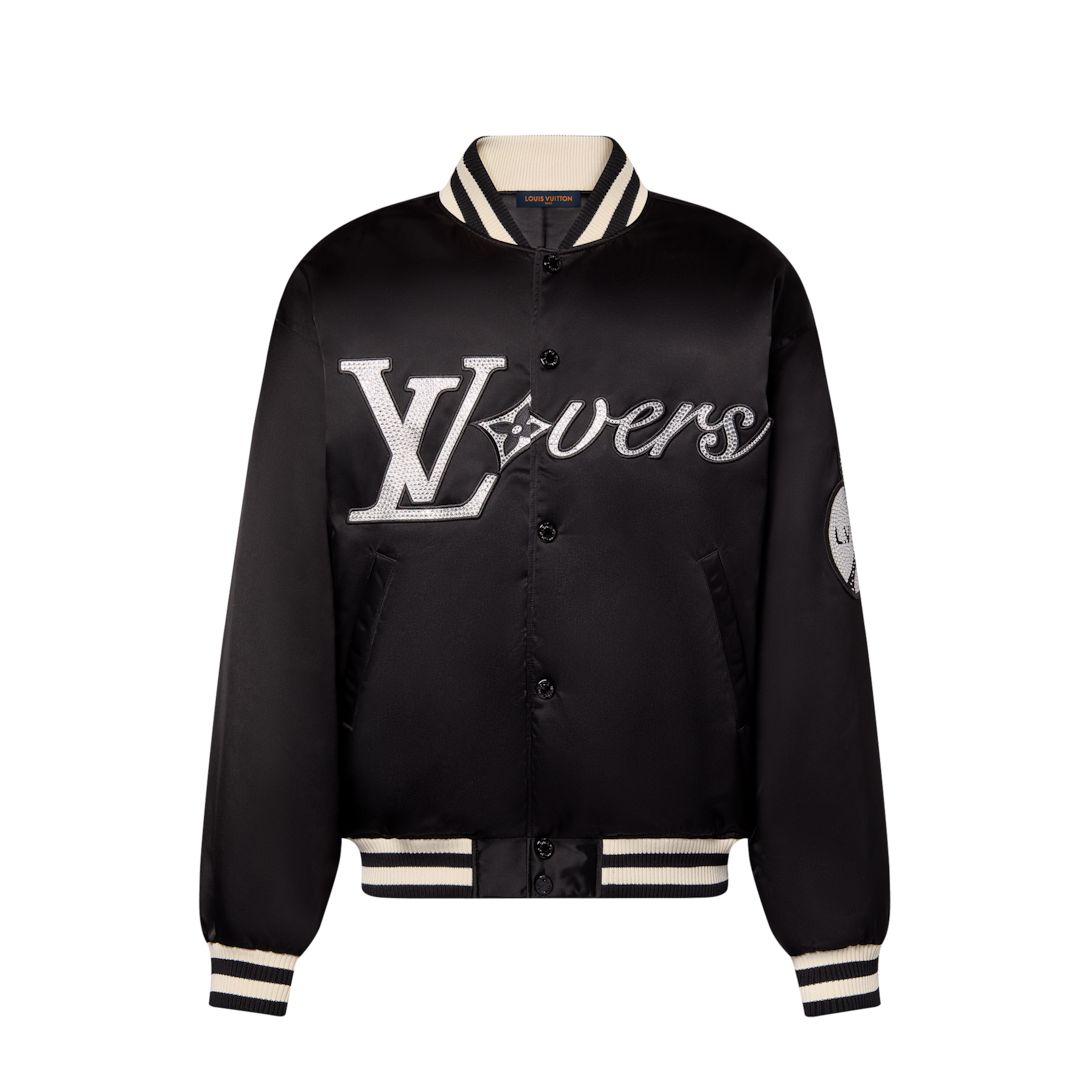 Jaqueta de Baseball de Nylon Bordada - Discontinued Product